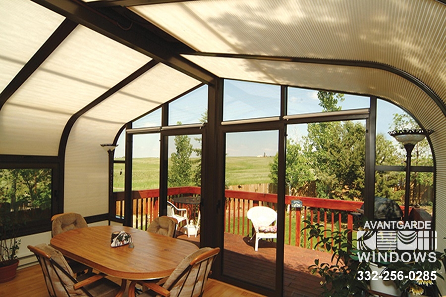 Solarium shades