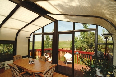 Solarium shades