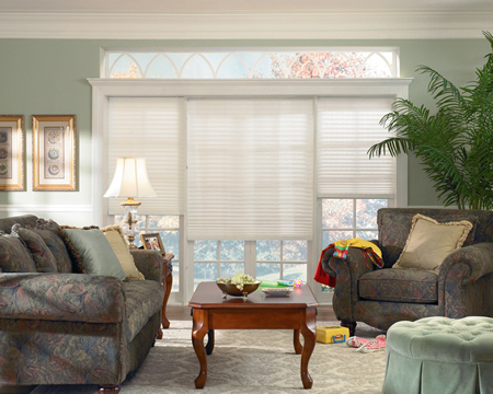 ideas for large windows in living room Manhattan